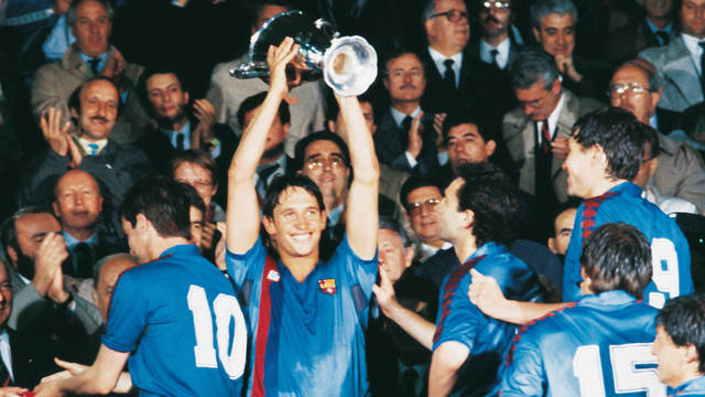 1989. El nuevo Barça levanta la tercera Recopa de Europa en Berna