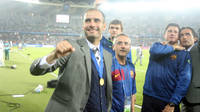 Guardiola, eufòric / FOTO: ARXIU FCB