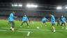 Training at the match stadium