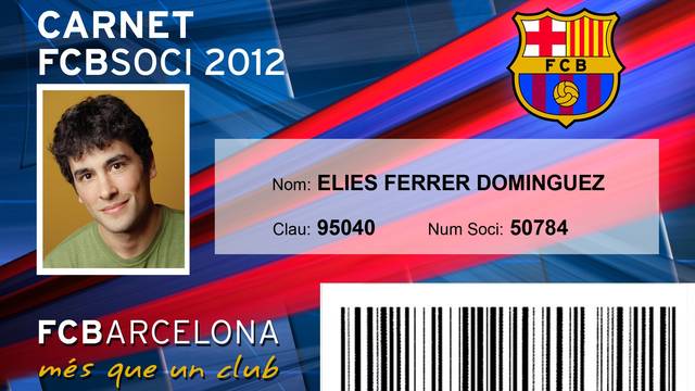 Carnet de soci sènior 2012