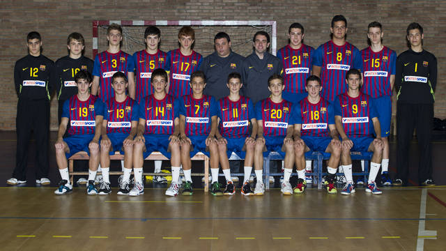 FOTO OFICIAL FCB INTERSPORT CADETE 2011_12