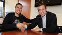Pinto signed the renewal of his contract