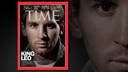 Leo Messi, on the cover of Time magazine