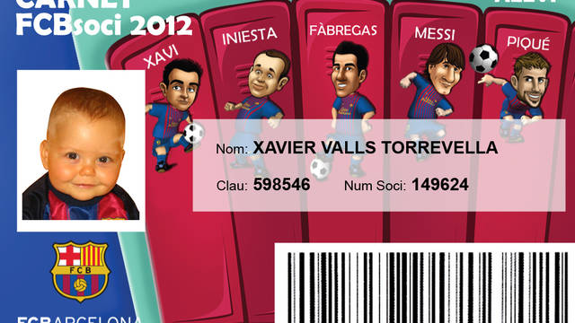 Carnet de soci aleví 2012