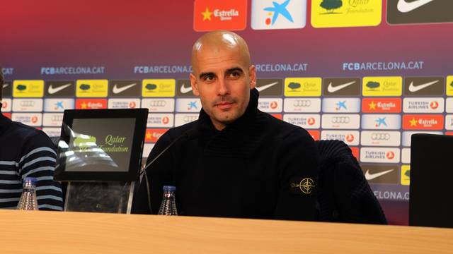 Josep Guardiola, en rueda de prensa / FOTO: MIGUEL RUIZ-FCB