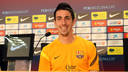 Cuenca, en la seva primera roda de premsa / FOTO: MIGUEL RUIZ-FCB