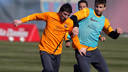Los jugadores han vuelto al trabajo / FOTO: ARCHIVO FCB