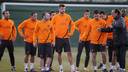 El entrenamiento de este miércoles. FOTO: MIGUEL RUIZ-FCB.
