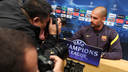 Expectación para escuchar Guardiola antes de la Liga de Campeones / FOTO: ARCHIVO FCB