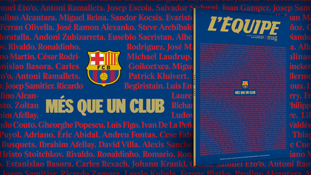 ‘L’Équipe Magazine’ will publish a special edition dedicated solely to FC Barcelona