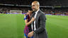 The players show their gratitude to Guardiola