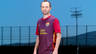 Players with the new kit