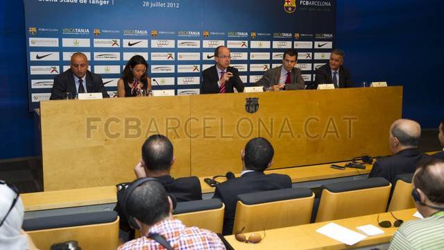 Presentation of Tangier friendly  / PHOTO: ÁLEX CAPARRÓS - FCB