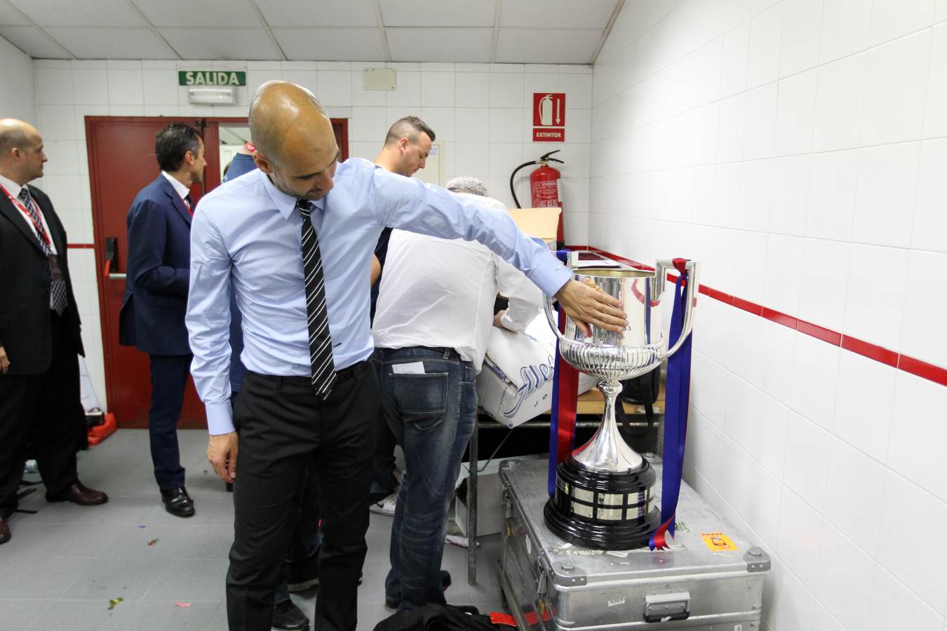 Guardiola acaricia la Copa