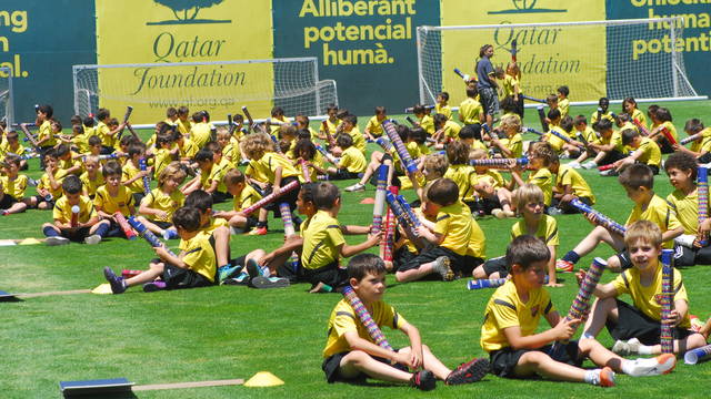 Festa de final de temporada de l'FCB Escola /FOTO: FCB Escola