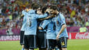 Espanya celebra l'únic gol del partit / FOTO: RFEF.ES