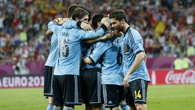 Espanya celebra l'únic gol del partit / FOTO: RFEF.ES