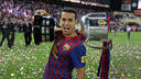 Pedro, amb la Copa del Rei / FOTO: ARXIU FCB