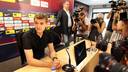 Tito Vilanova's first press conference as manager