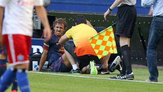 Marc Muniesa estarà uns sis mesos de baixa / FOTO: MIGUEL RUIZ - FCB