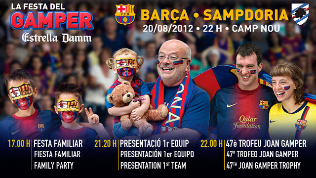 Entrades GAMPER - FC Barcelona - Sampdoria