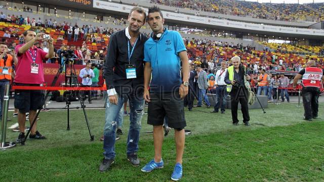 The other side of the match in Bucharest / PHOTO: Miguel Ruiz - FCB