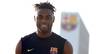First training session of Song. IMAGE: MIGUEL RUIZ-FCB.