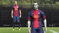 Andrés Iniesta and his puppet. / Photo: www.nikeinc.com