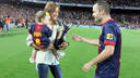 Le Camp Nou hommage à Iniesta