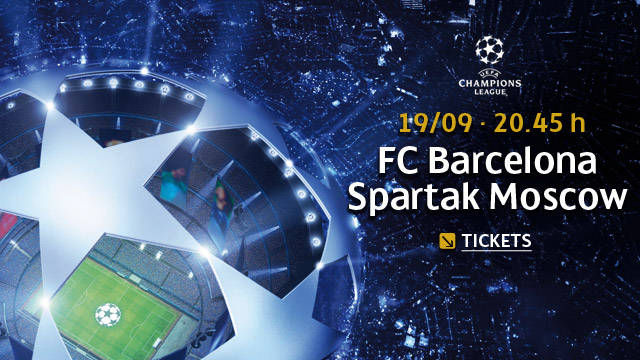 Entrades Champions - FC Barcelona - Spartak