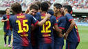Barça B win three points at the Rico Pérez. PHOTO: ARXIU - FCB