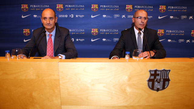 Moix and Bladé. PHOTO: MIGUEL RUIZ-FCB.