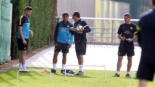 Training session 11/10/12. FOTO: MIGUEL RUIZ-FCB.