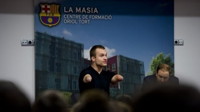 La xerrada íntegra de Kyle Maynard a La Masia