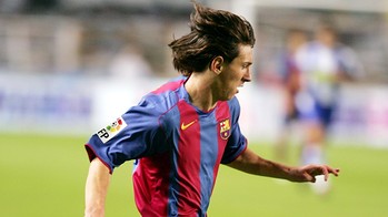 Messi's debut