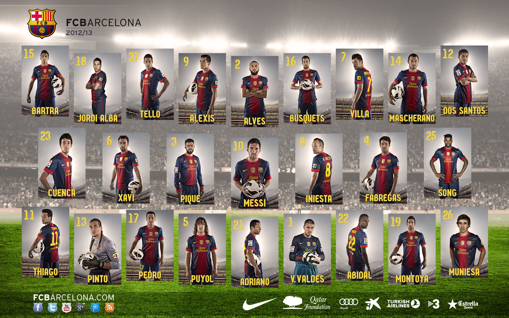FC Barcelona news and watch match: Barca HD Wallpapers1680 x 1050