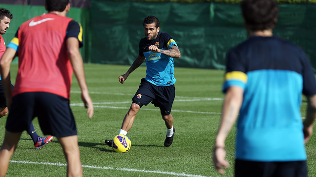 Alves. PHOTO: MIGUEL RUIZ-FCB.