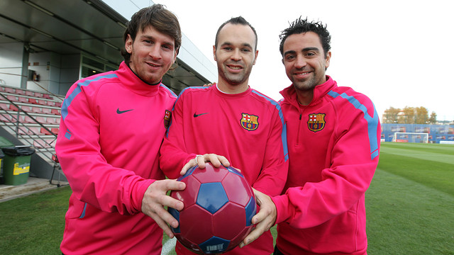 Messi, Iniesta y Xavi, entre los cinco candidatos / FOTO: ARCHIVO FCB