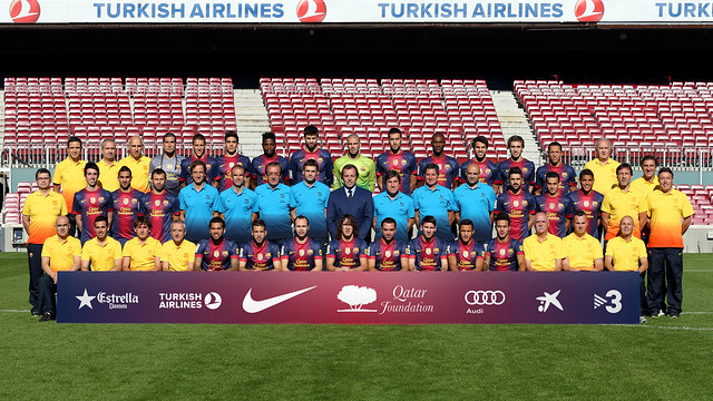 Foto oficial primer equip 2012/13. FOTO: MIGUEL RUIZ-FCB.