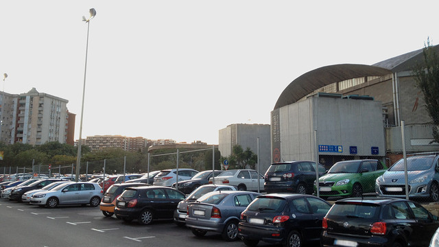 Parking area behind the Palau Blaugrana | PHOTO: FCB Parking area behind the Palau Blaugrana | PHOTO: FCB