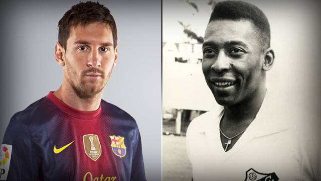 Messi, autor de 76 gols al 2012, ha superat els 75 de Pelé al 1958 