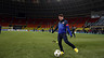 Team checks out  Luzhniki Stadium pitch
