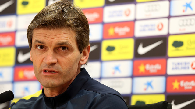 Tito Vilanova avisa del perill de l'Athletic Club / FOTO: MIGUEL RUIZ - FCB