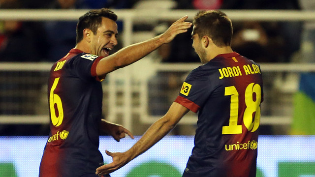Xavi i Jordi Alba encara no han jugat cap minut a la Copa / FOTO: MIGUEL RUIZ-FCB