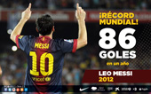 record 86 goles