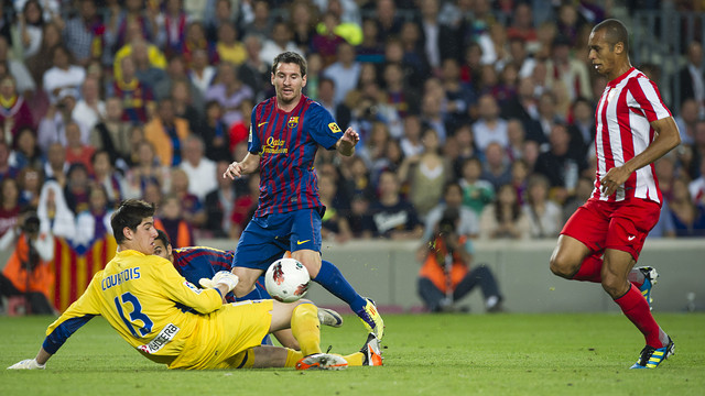 Barça-Atlètic de Madrid (2011-2012). FOTO ARXIU FCB.