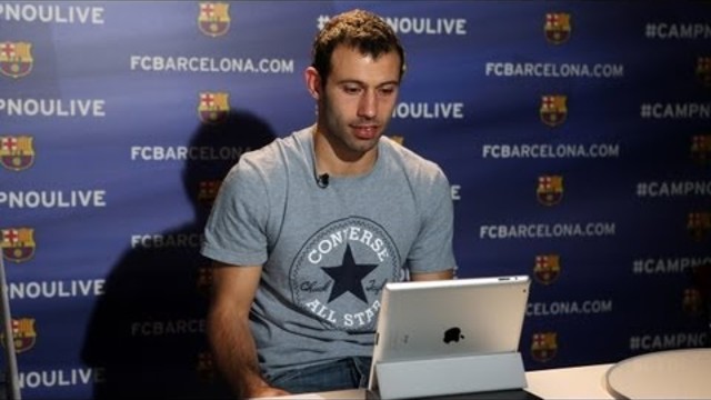 Mascherano, a #CampNouLive (part 1)