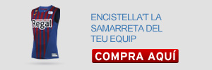 Encistella't la samarreta del teu equip