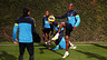 Abidal trains with the first team 