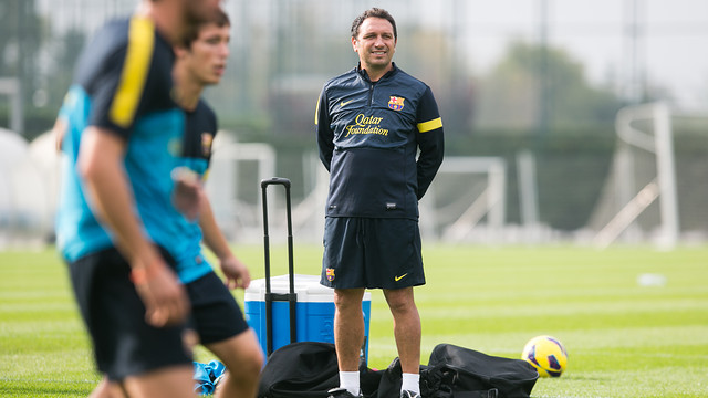 El Barça B ha vuelto a los entrenamientos / FOTO: ARCHIVO FCB